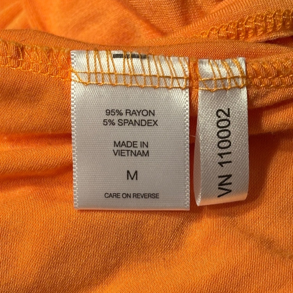 New York & Company Orange Maxi Goddess Dress - Size Medium - Picture 5 of 5
